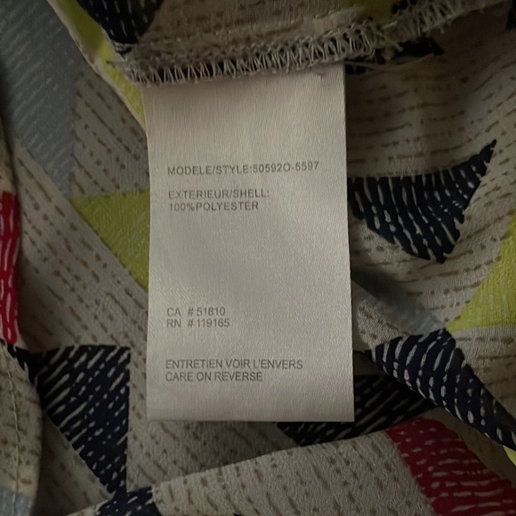 Tribal long sleeveless top - Picture 4 of 4